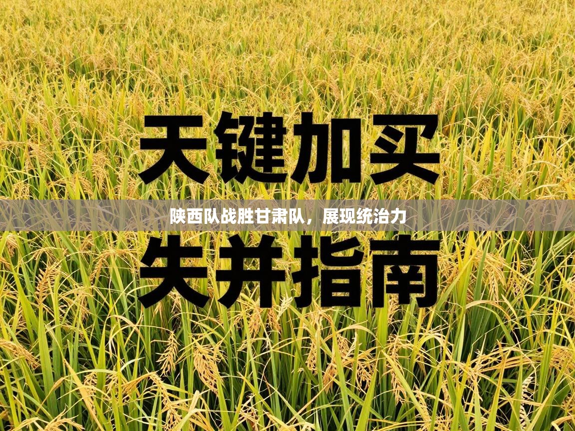 开云体育官方版下载-陕西队战胜甘肃队，展现统治力  第4张