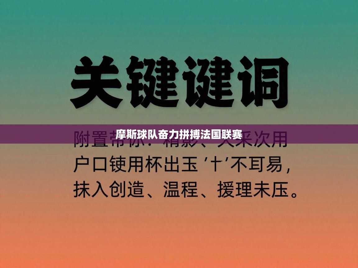 云开体育app登录入口-摩斯球队奋力拼搏法国联赛  第2张